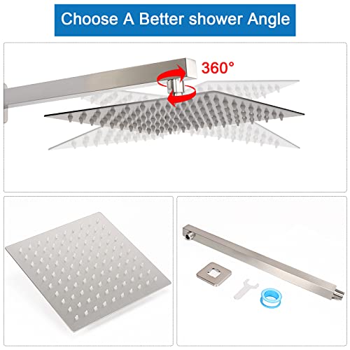Shower Head with Extension Arm