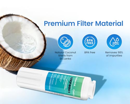 UKF8001 Water Filter Replacement for whirlpool EDR4RXD1 (3 Count)