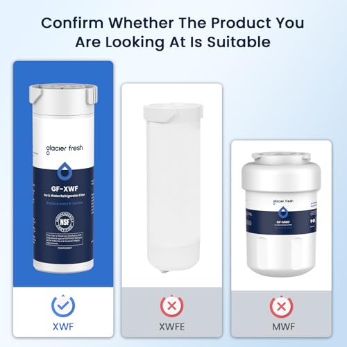 XWF Replacement for GE XWF Refrigerator Water Filter 2 Pack (2 Count)