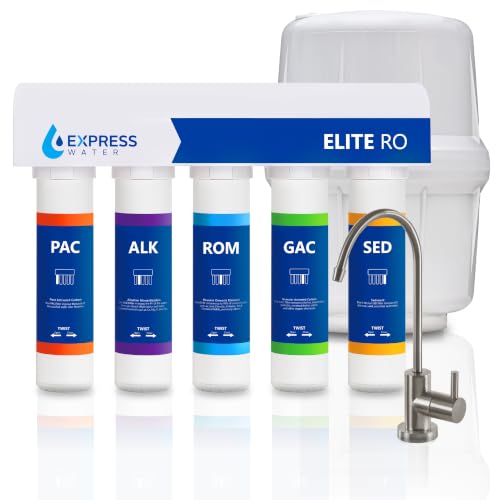 ROELITE9, 9-Stage Under Sink RO System, Alkaline, Quick Twist