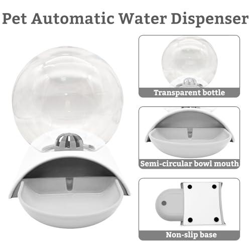Automatic Water Dispenser for Dogs and Cats Pet Water Dispenser 2.8 Liter Pet Gravity Water Station Spill