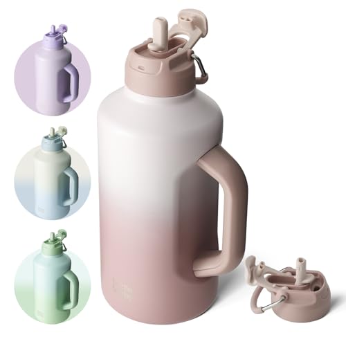 Insulated Water Bottle 64 oz Dual