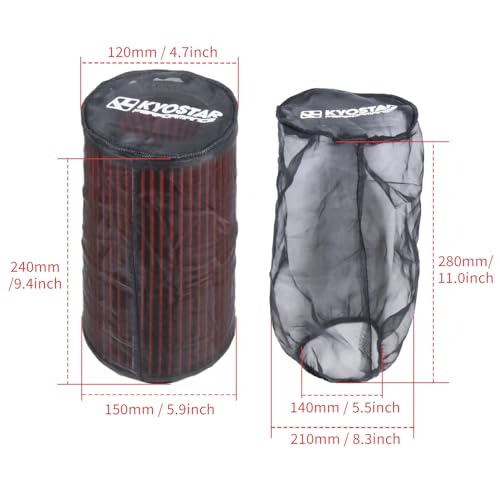 Universal Air Filter Cover for Car Cold Air Intake Systems