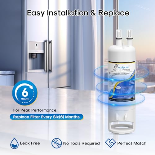 WHR1RXD1 Replacement for EDR1RXD1 Refrigerator Water Filter (4 Count)