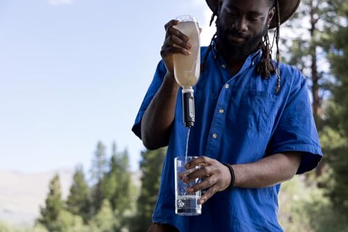 Peak Series Collapsible Squeeze Bottle Water Filter System