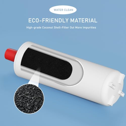 HF20-S HF20-MS HF25-S Water Filter Replacement Compatible with 3M High Flow Series Cartridge HF20-S, 5615103/HF20-MS, 5615109/HF25-S,5615203, Water Filtration System 4-Packs (4 Count)
