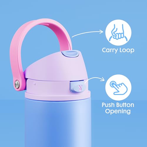 18 oz Insulated Water Bottle for Sports