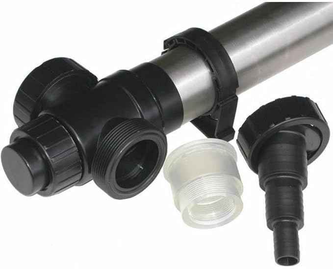 Jecod Jebao STU-55 Stainless Steel UVC Clarifier 55-watt for Fish Pond Water Fountain