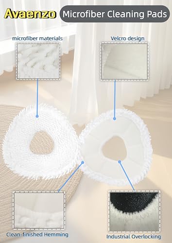 8 Pack Replacement Mop Pads Compatible with Narwal Freo X Z Ultra Z10 Freo Pro J3 J4 YJCC012 YJCC015 Microfiber Resuable Mop Cloth Robot Vacuum Cleaner Accessories (8 Count)