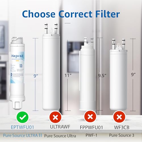 Replacement for Frigidaire EPTWFU01