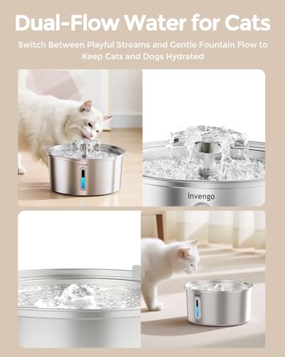 Cat Water Fountain Stainless Steel 3.2L