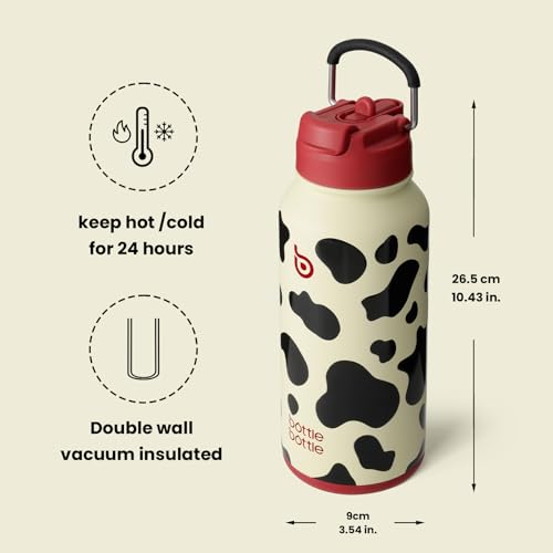 32oz Insulated Water Bottle with Pill Box