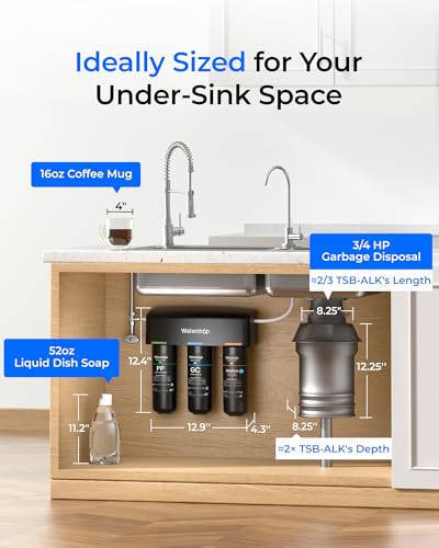 TSB ALK 8 Layer Slightly Alkaline Under Sink Water Filter System