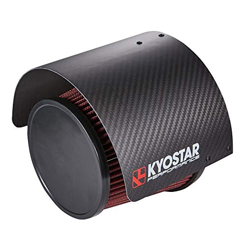Universal 100% Real Carbon fiber Air Filter Heat Shield Cover Burning Air Intake Filter Cover for 2.5