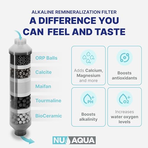 6 Stage Alkaline Undersink Reverse Osmosis System with Booster Pump