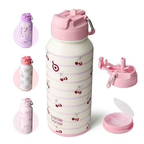 32oz Insulated Water Bottle with Pill Box