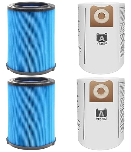 VF5000 Replacement Filter for Ridgid Shop Vac 6 (4 Count)
