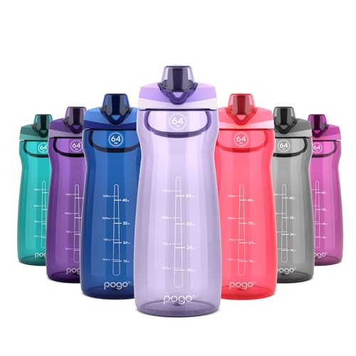 64oz Plastic Water Bottle with Chug Lid and Carry Loop