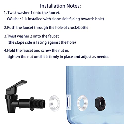Replacement Ceramic Dome Water Filter with Coconut Shell Activated Carbon and Faucet Kit for Countertop