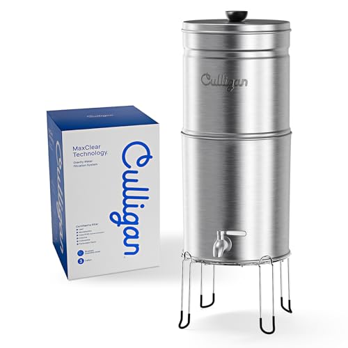 MaxClear 3 Gallon Gravity Water Filter System Removes Microplastics
