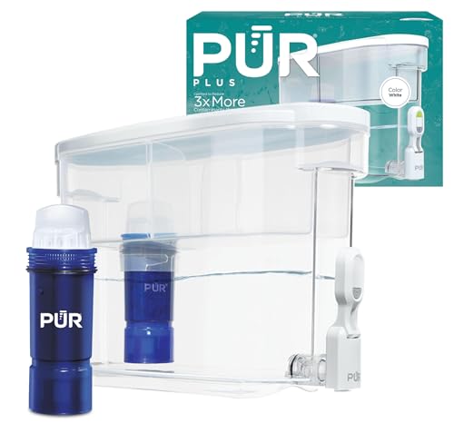 Plus 30 Cup Water Filter Dispenser with 1 Lead