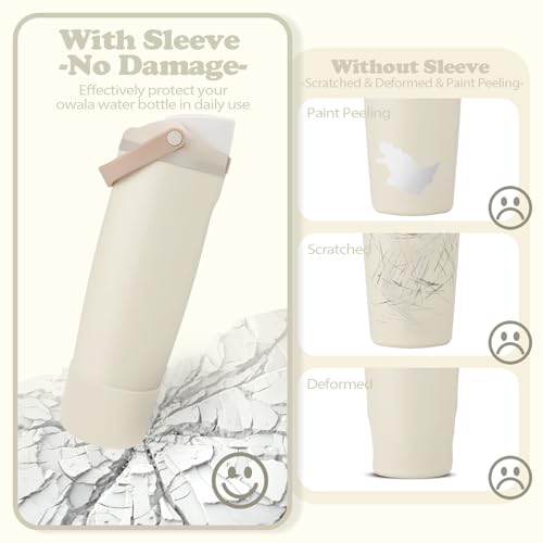 Silicone Boot for Owala 30oz & 40oz FreeSip Sway Bottles & Tumblers