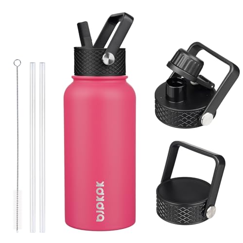 27oz Insulated Water Bottle with Straw Lid