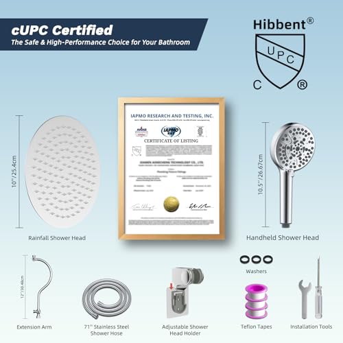 All Metal cUPC Certified Shower Head