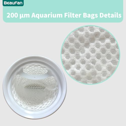 20 Pack 4 Inch 150 Micron Honeycomb Filter Socks for Fish Tank (20 Count)