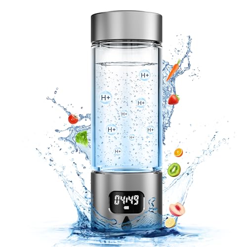 5000 PPB Hydrogen Water Bottle Generator Grey
