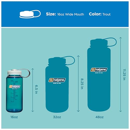 16 oz Wide Mouth Water Bottle