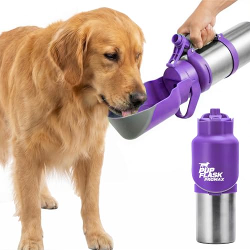 PupFlask Pro Portable Insulated Dog Water Bottle (50 Fl Oz)