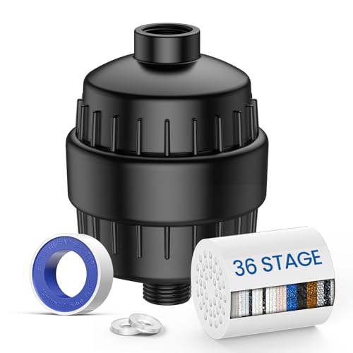 36 Stage Shower Filter 99.99% Removal for Chlorine & Heavy Metals