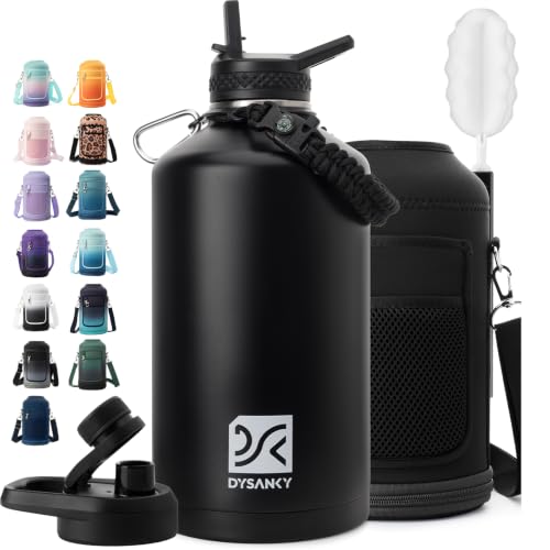 Gallon Insulated Water Bottle with Portable Carrier Bag for Outdoor