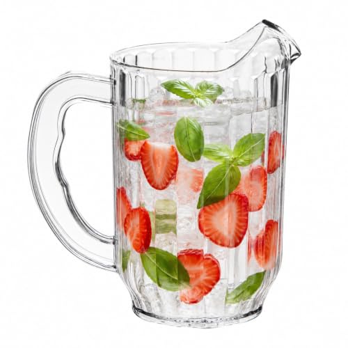 32 oz Clear Plastic Water Pitcher