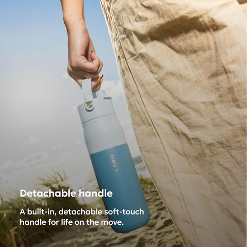 Swig Top Insulated Stainless Steel Water Bottle with Straw and Handle