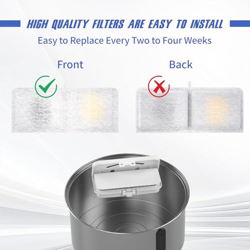 Stainless Steel Cat Water Fountain Filter