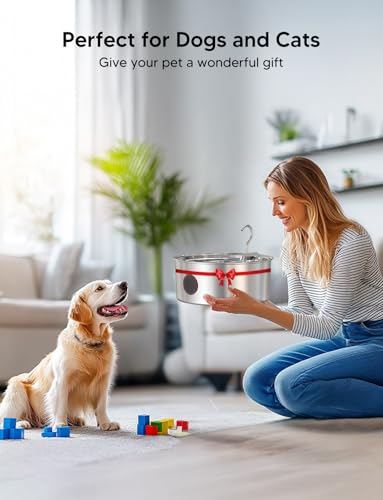 Dog Water Fountain for Large Dogs