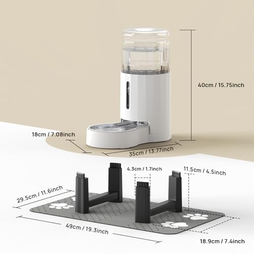 Elevated Dog Water Bowl Dispenser