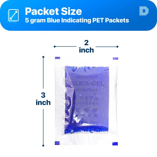5 Gram [200 Packets] Blue Indicating