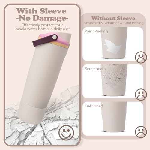 Silicone Boot for Owala 30oz & 40oz FreeSip Sway Bottles & Tumblers