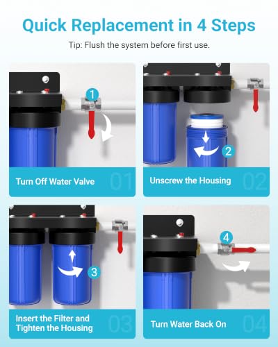 WF10PG Whole House Water Filter for WHF21 (2 Count)