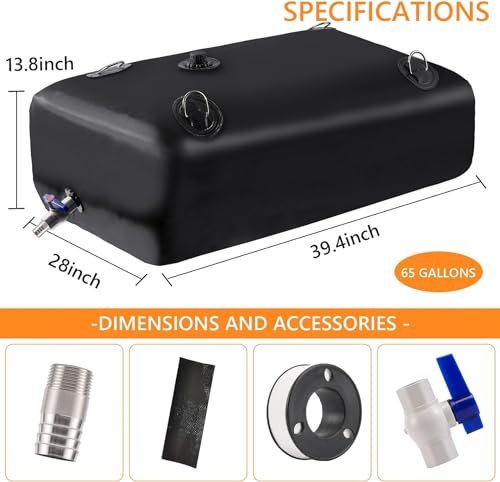 65 Gallon Portable Water Storage Tank