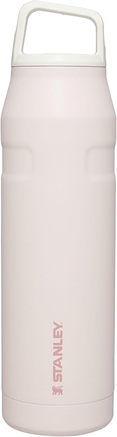 Stanley IceFlow Cap and Carry Water Bottle | Wide Mouth Twist Lid | Lightweight & Leakproof for Travel & Sports | Insulated Stainless Steel | BPA-Free
