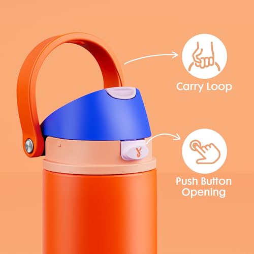 18 oz Insulated Water Bottle for Kids