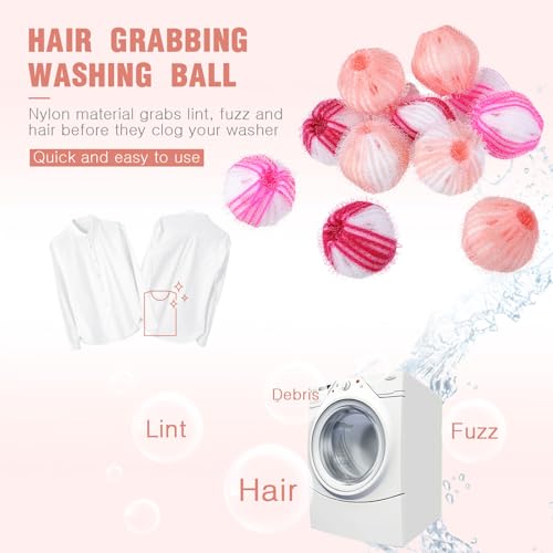 12 Pieces Pet Hair Remover for Laundry (12 Count)