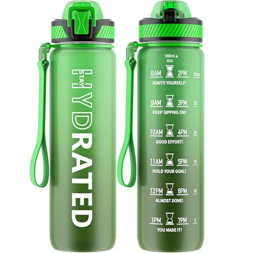 Water Bottle with Straw