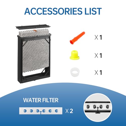 H635EZ1A Humidifier Filter Water Panel Assembly Replacement Kit Compatible with Whole