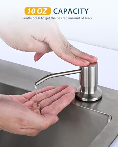 Pull Down Kitchen Faucet with Soap Dispenser