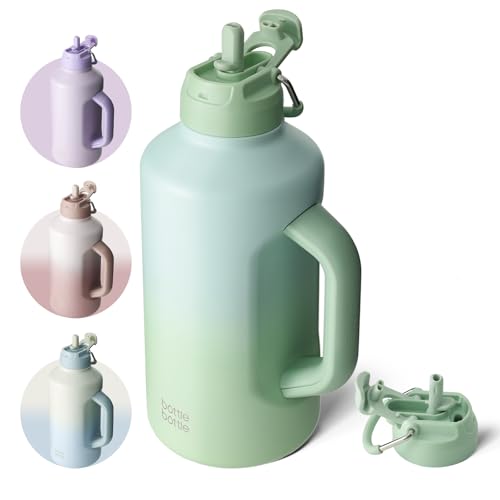 Insulated Water Bottle 64 oz Dual
